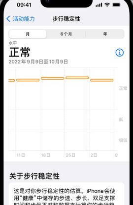 武山iPhone手机维修如何在iPhone开启'步行稳定性通知'